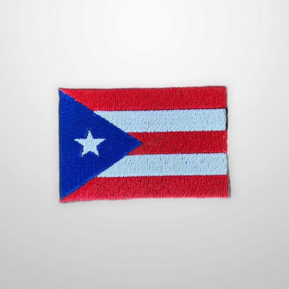 Puerto Rican flag hat patch shoulder patch molly webbing patch backpack patch - Picture 2 of 2